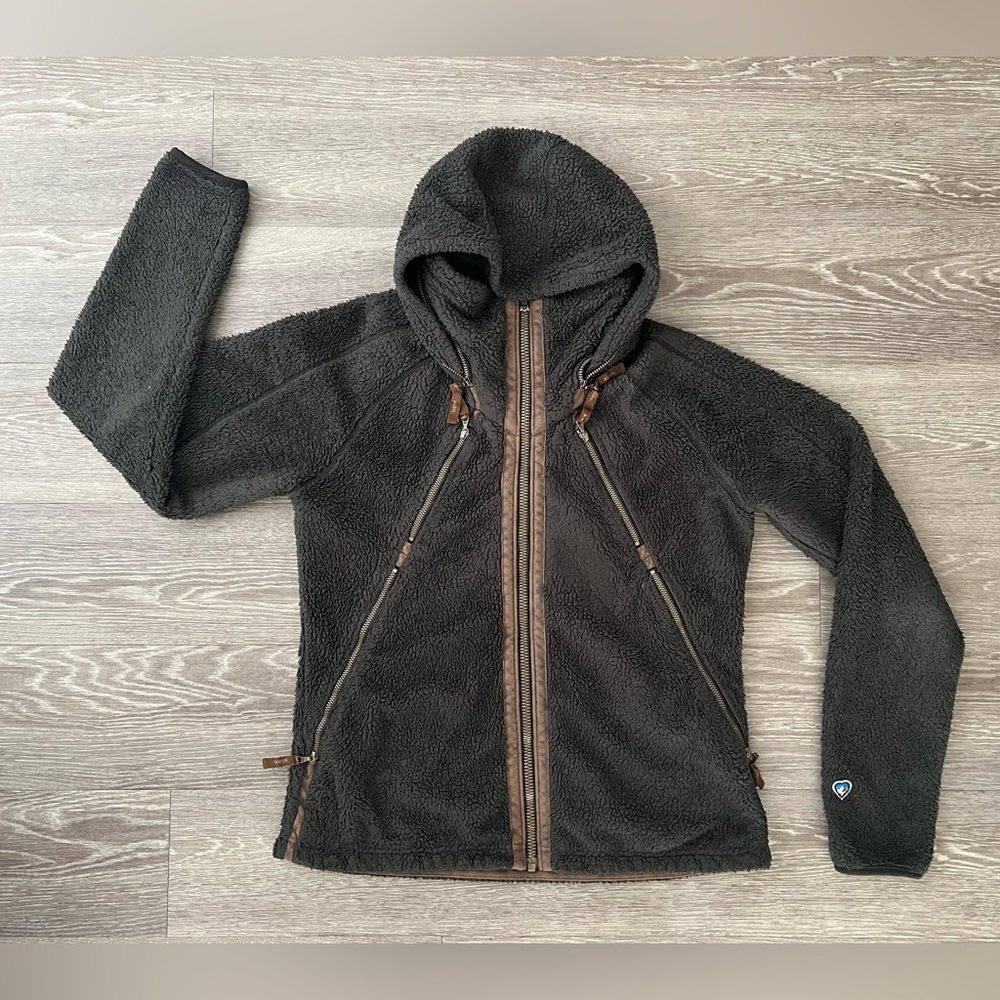 Kuhl Fleece Flight Jacket Hoodie Women’s Large